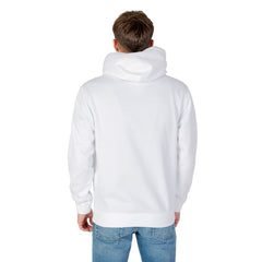 Calvin Klein Jeans White Cotton Hoody -   -  Calvin Klein Jeans.