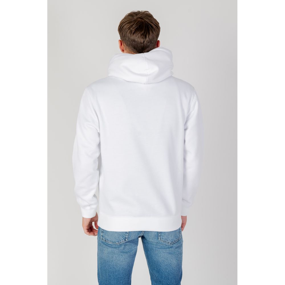Calvin Klein Jeans White Cotton Hoody -   -  Calvin Klein Jeans.