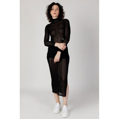 Calvin Klein Jeans Black Marabou Long -   -  Calvin Klein Jeans.