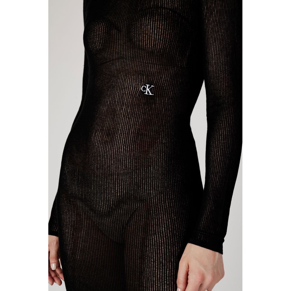 Calvin Klein Jeans Black Marabou Long -   -  Calvin Klein Jeans.