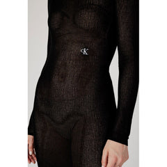 Calvin Klein Jeans Black Marabou Long -   -  Calvin Klein Jeans.