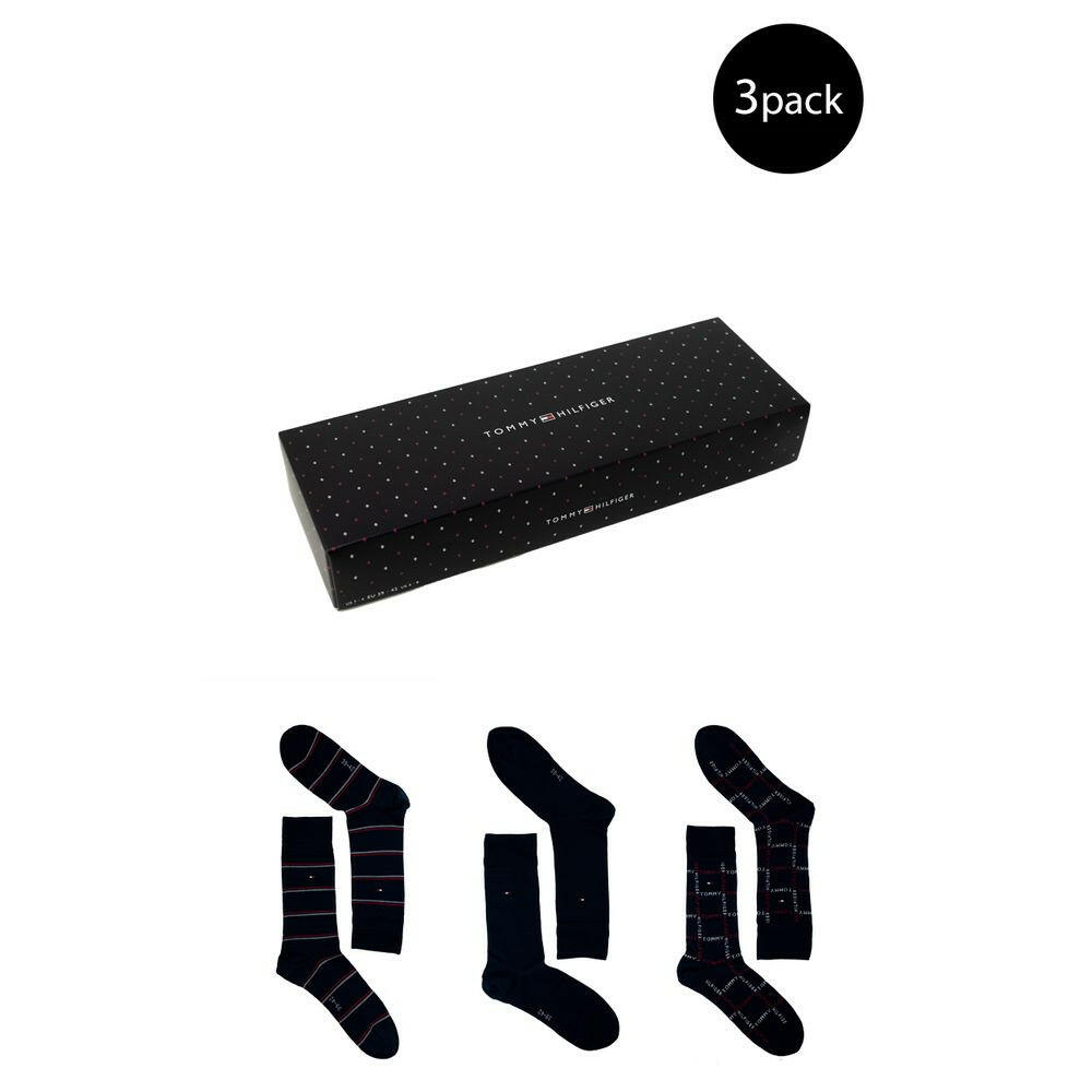Tommy Hilfiger Blue Cotton Sock -  Men´s Socks -  Tommy Hilfiger.