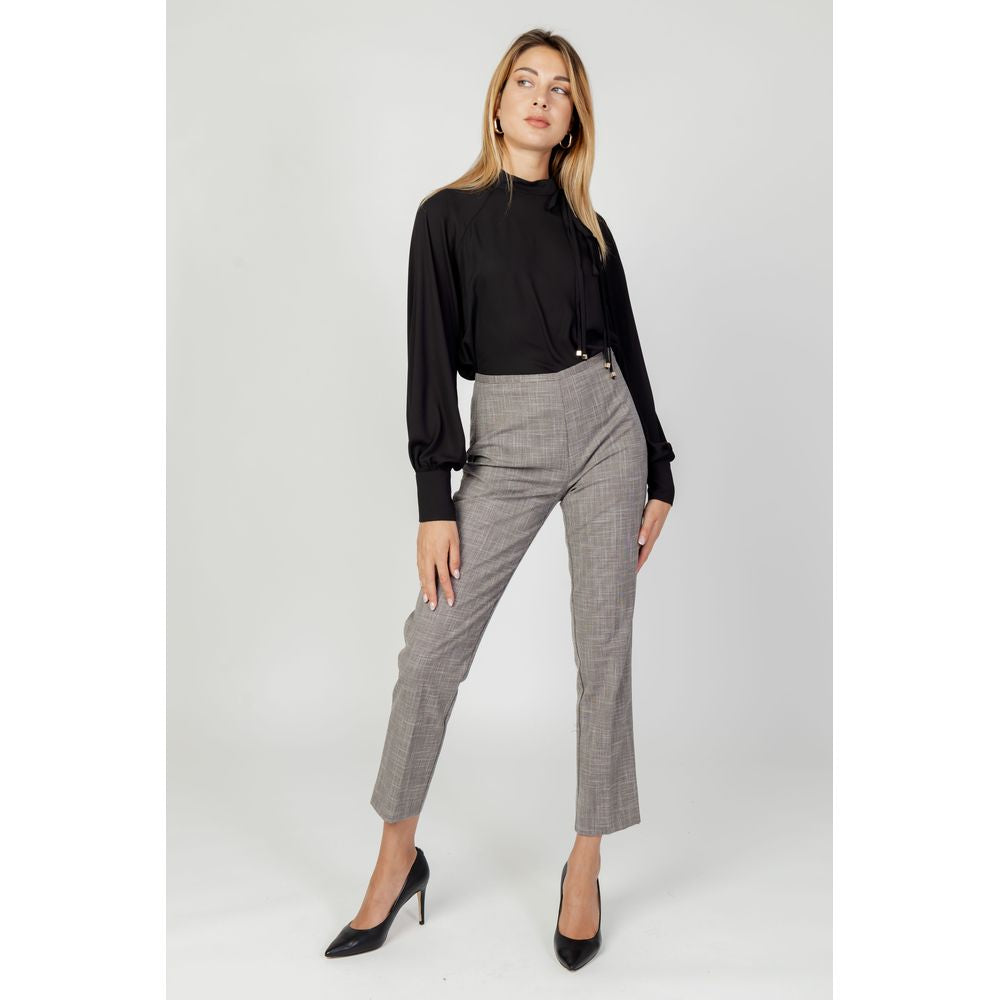 Sandro Ferrone Gray Polyester Pant -   -  Sandro Ferrone.