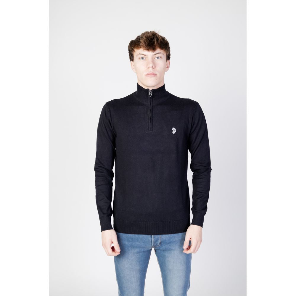 U.S. POLO ASSN. Black Cotton Sweater -   -  U.S. POLO ASSN..