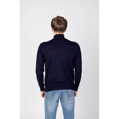 U.S. POLO ASSN. Blue Cotton Sweater -   -  U.S. POLO ASSN..