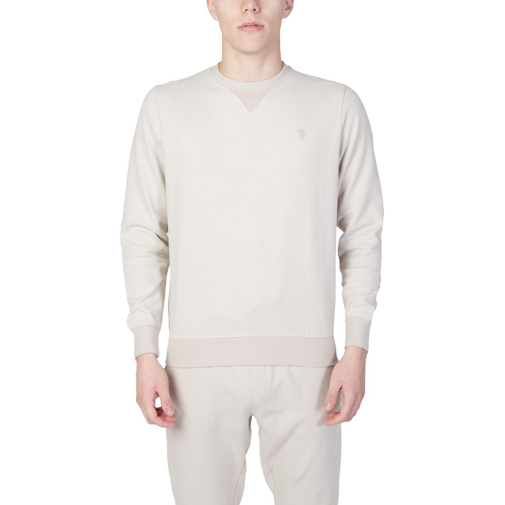 U.S. POLO ASSN. Beige Cotton Sweater -   -  U.S. POLO ASSN..