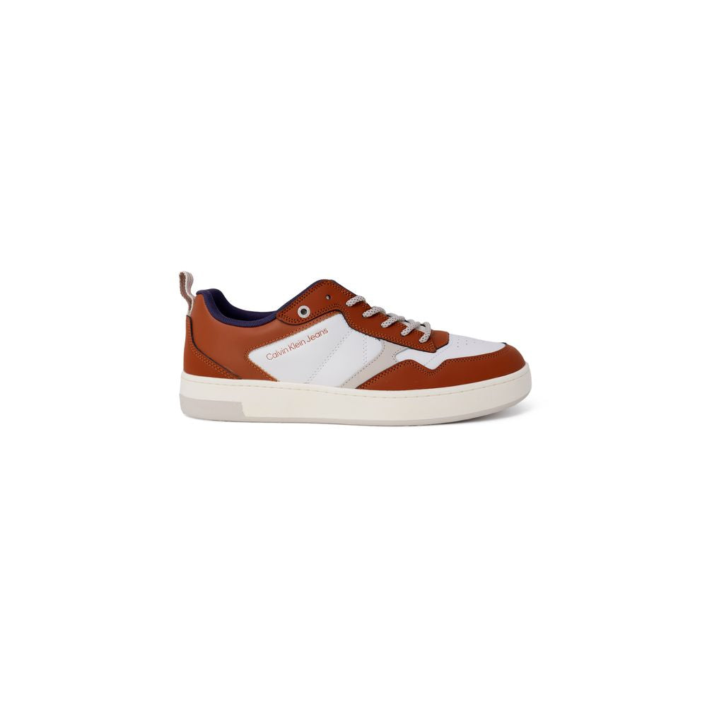 Calvin Klein Jeans Brown Leather Sneaker -   -  Calvin Klein Jeans.