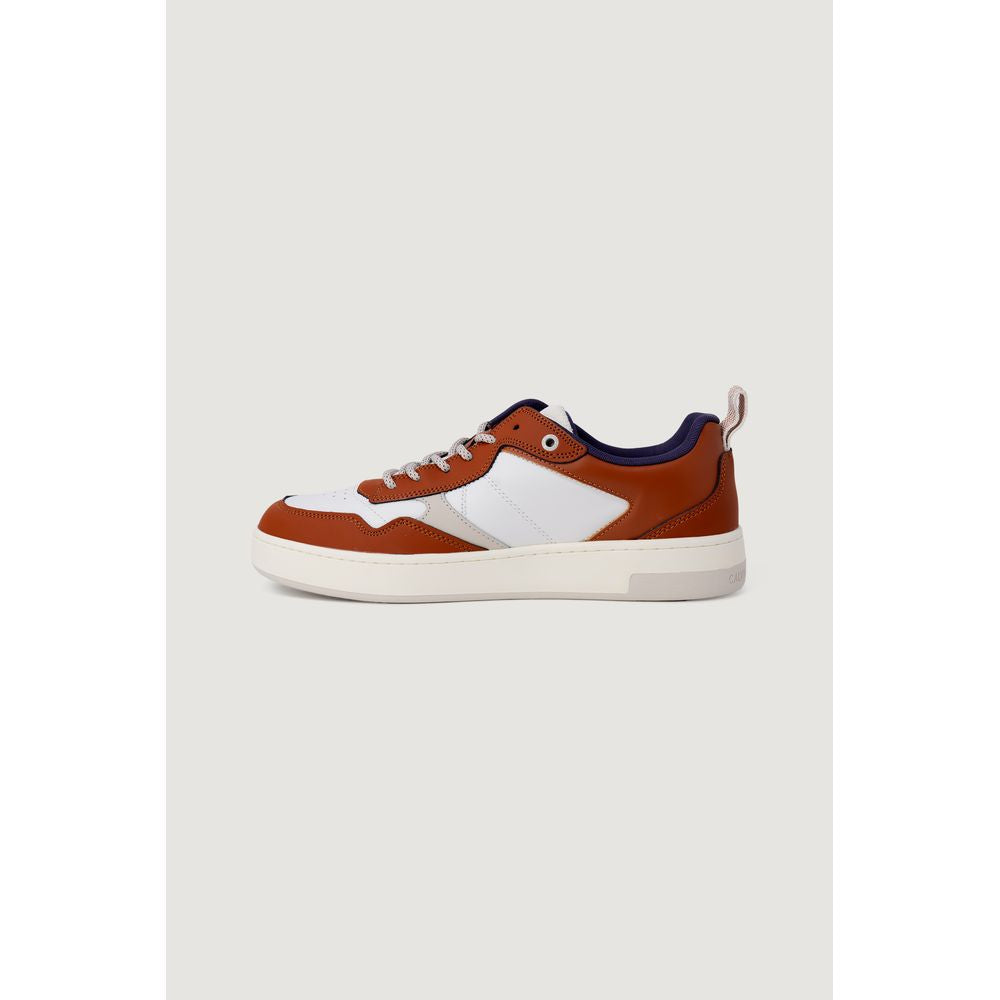 Calvin Klein Jeans Brown Leather Sneaker -   -  Calvin Klein Jeans.