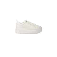 Calvin Klein Jeans White Leather Sneaker -   -  Calvin Klein Jeans.