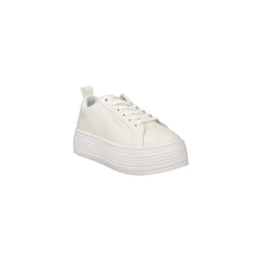 Calvin Klein Jeans White Leather Sneaker -   -  Calvin Klein Jeans.