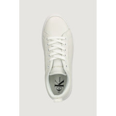 Calvin Klein Jeans White Leather Sneaker -   -  Calvin Klein Jeans.