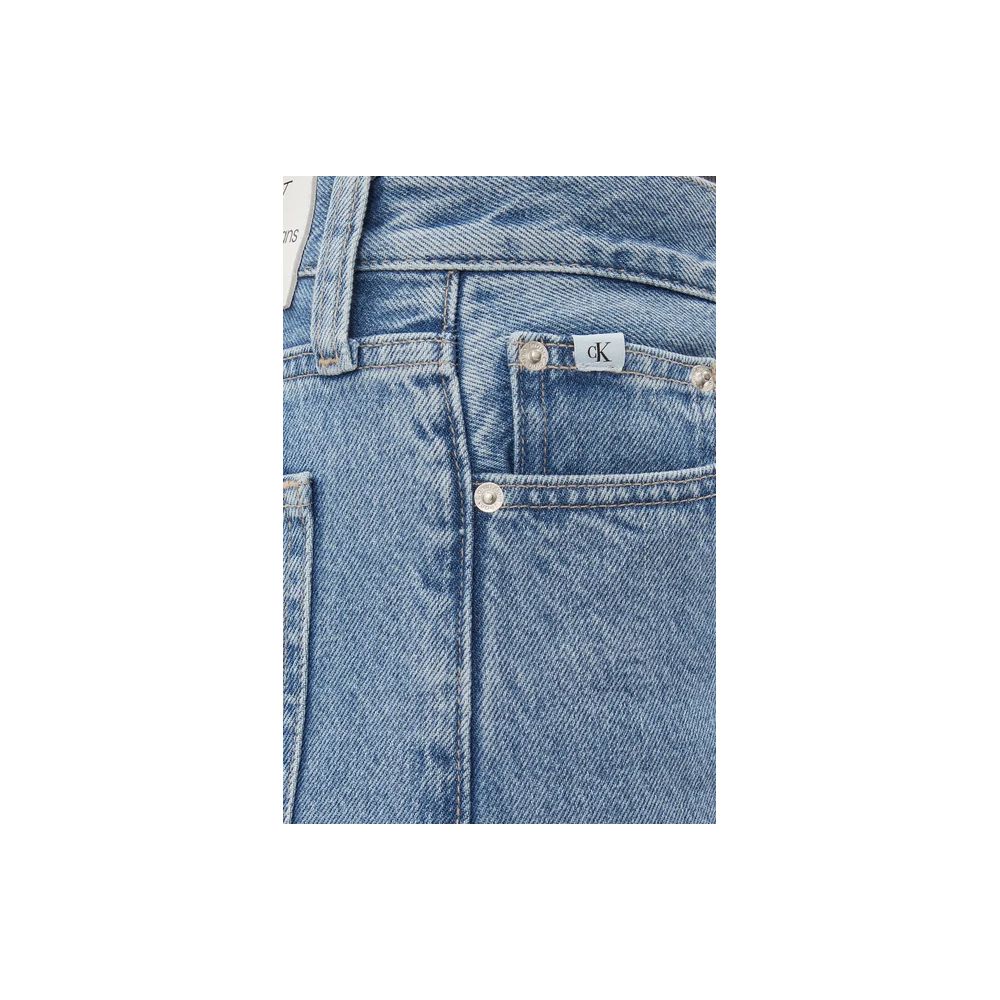 Calvin Klein Jeans Light Blue Cotton Relaxed Fit Jean -   -  Calvin Klein Jeans.