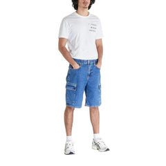 Calvin Klein Jeans Blue Cotton Bermuda -   -  Calvin Klein Jeans.