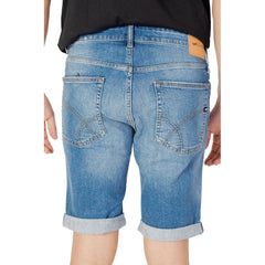 Gas Blue Cotton Bermuda -   -  Gas.