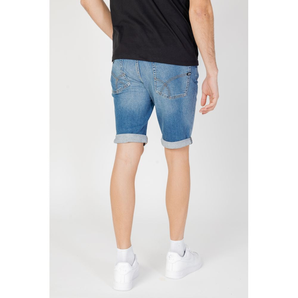 Gas Blue Cotton Bermuda -   -  Gas.