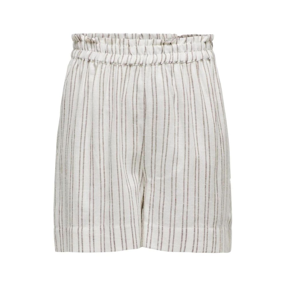 Only Beige Viscose Bermuda -   -  Only.