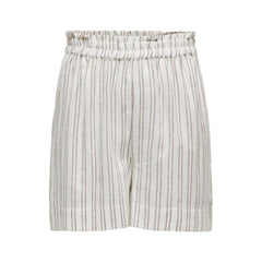 Only Beige Viscose Bermuda -   -  Only.