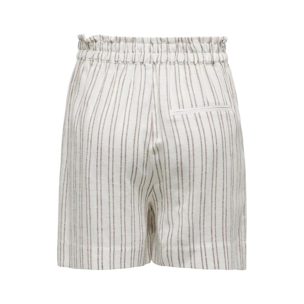 Only Beige Viscose Bermuda -   -  Only.