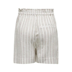 Only Beige Viscose Bermuda -   -  Only.