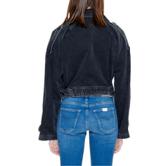 Only Black Cotton Jackets & Coat -   -  Only.