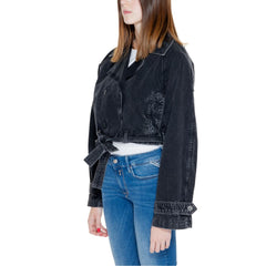 Only Black Cotton Jackets & Coat -   -  Only.