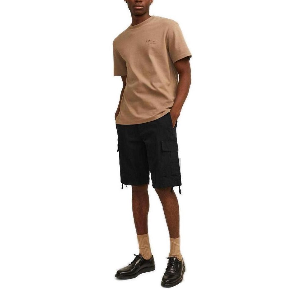 Jack Jones Black Cotton Bermuda -   -  Jack Jones.