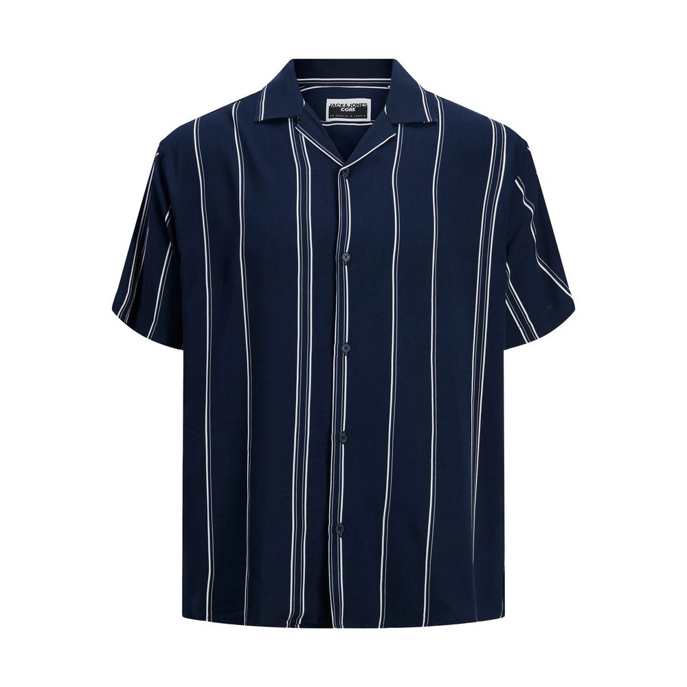 Jack Jones Blue Viscose Shortsleeve -   -  Jack Jones.
