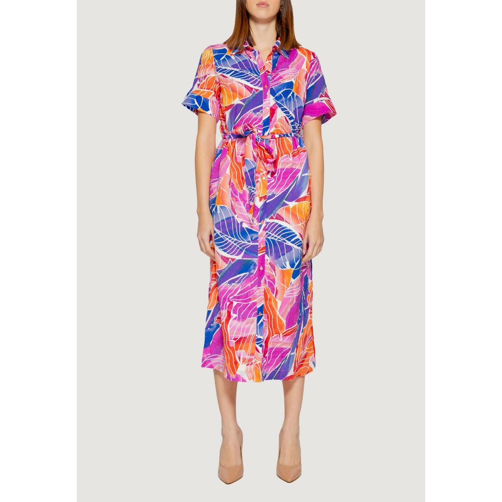 Vila Clothes Multicolor Viscose Long -   -  Vila Clothes.