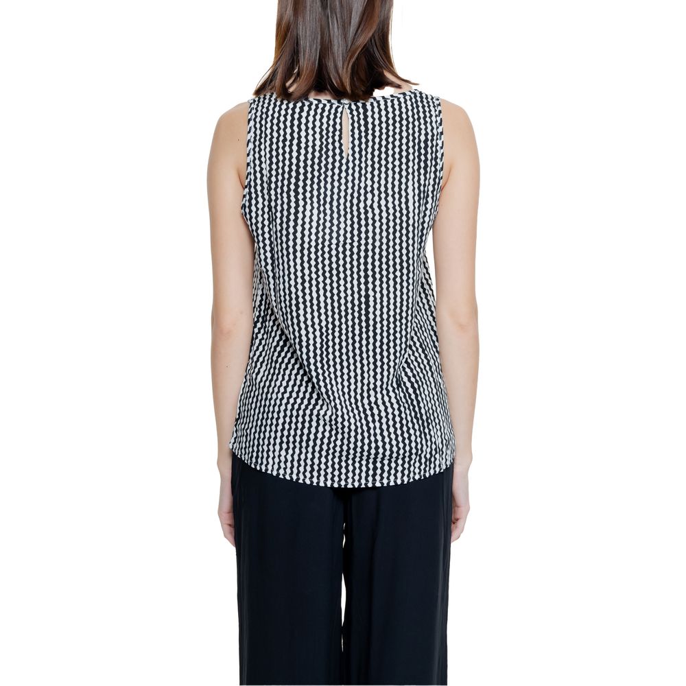 Only Black Viscose Tank Top -   -  Only.