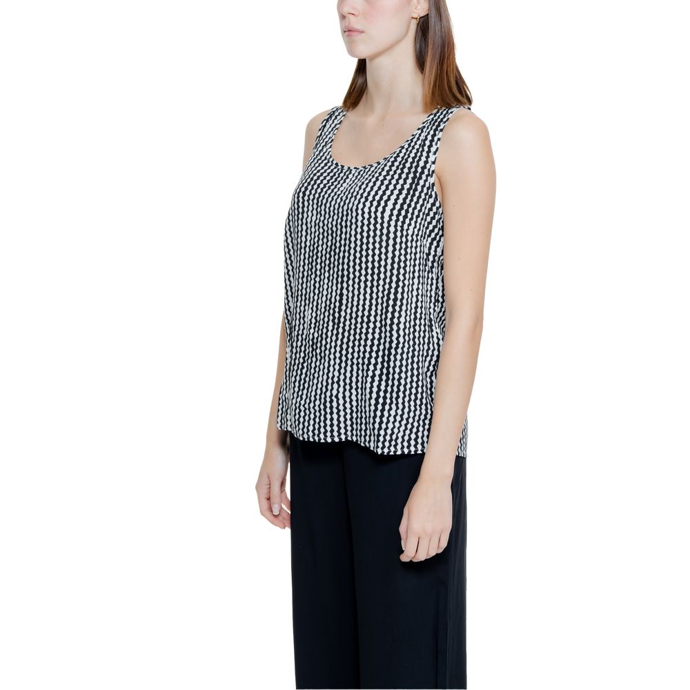 Only Black Viscose Tank Top -   -  Only.