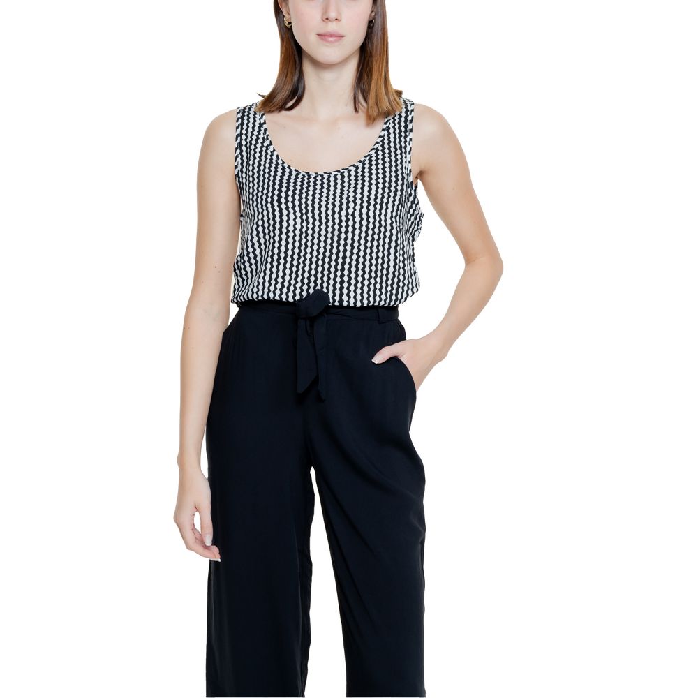 Only Black Viscose Tank Top -   -  Only.