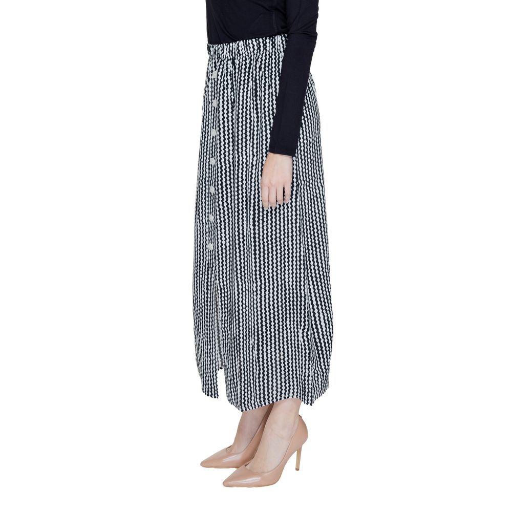 Only Black Viscose Skirt -   -  Only.