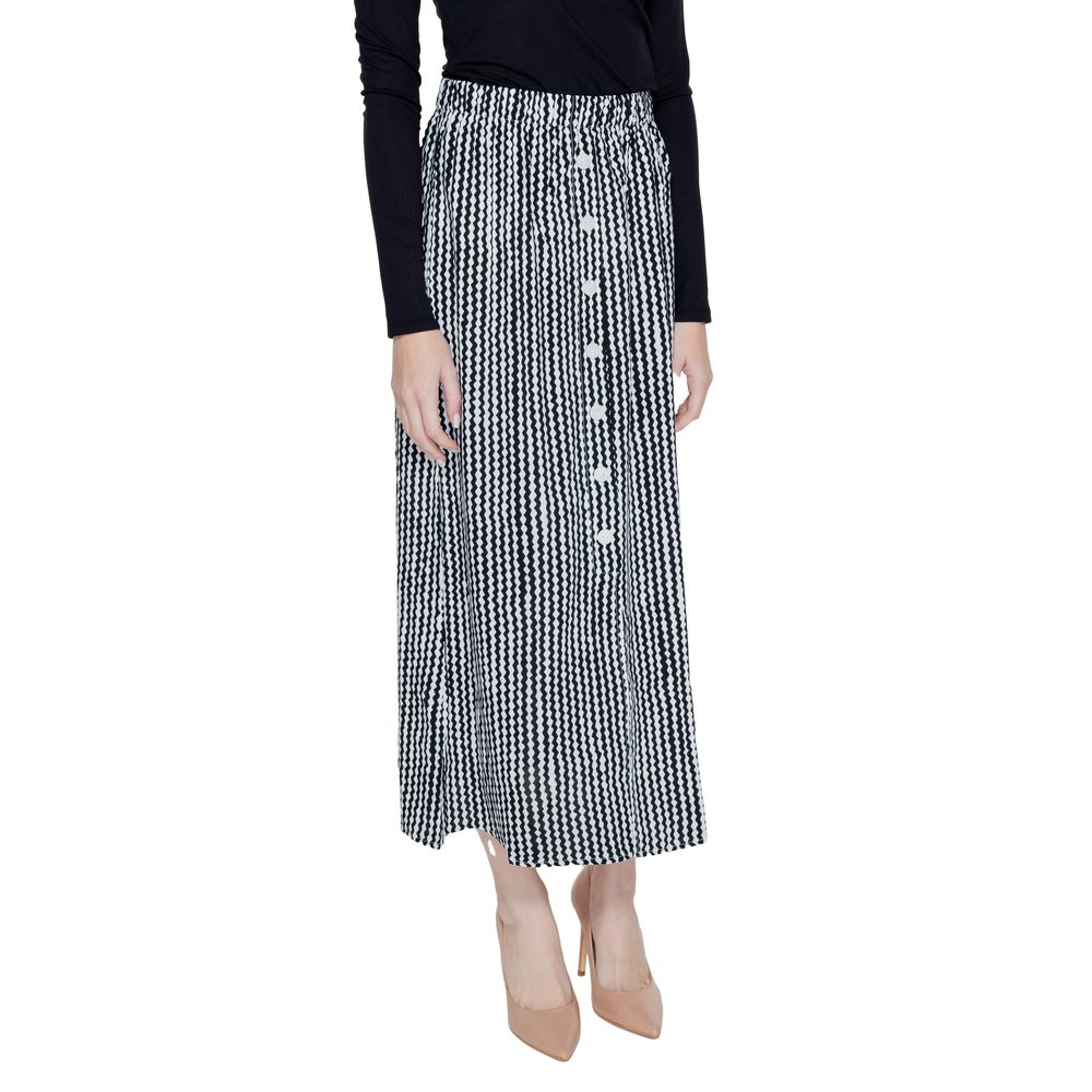 Only Black Viscose Skirt -   -  Only.