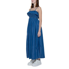 Only Blue Cotton Long -   -  Only.
