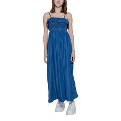 Only Blue Cotton Long -   -  Only.