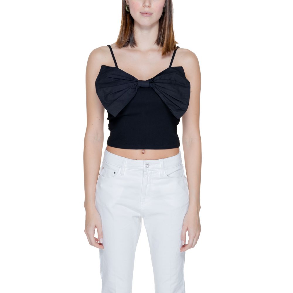 Only Black Organic Cotton Tank Top -   -  Only.
