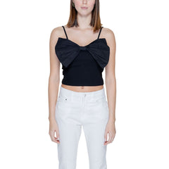 Only Black Organic Cotton Tank Top -   -  Only.