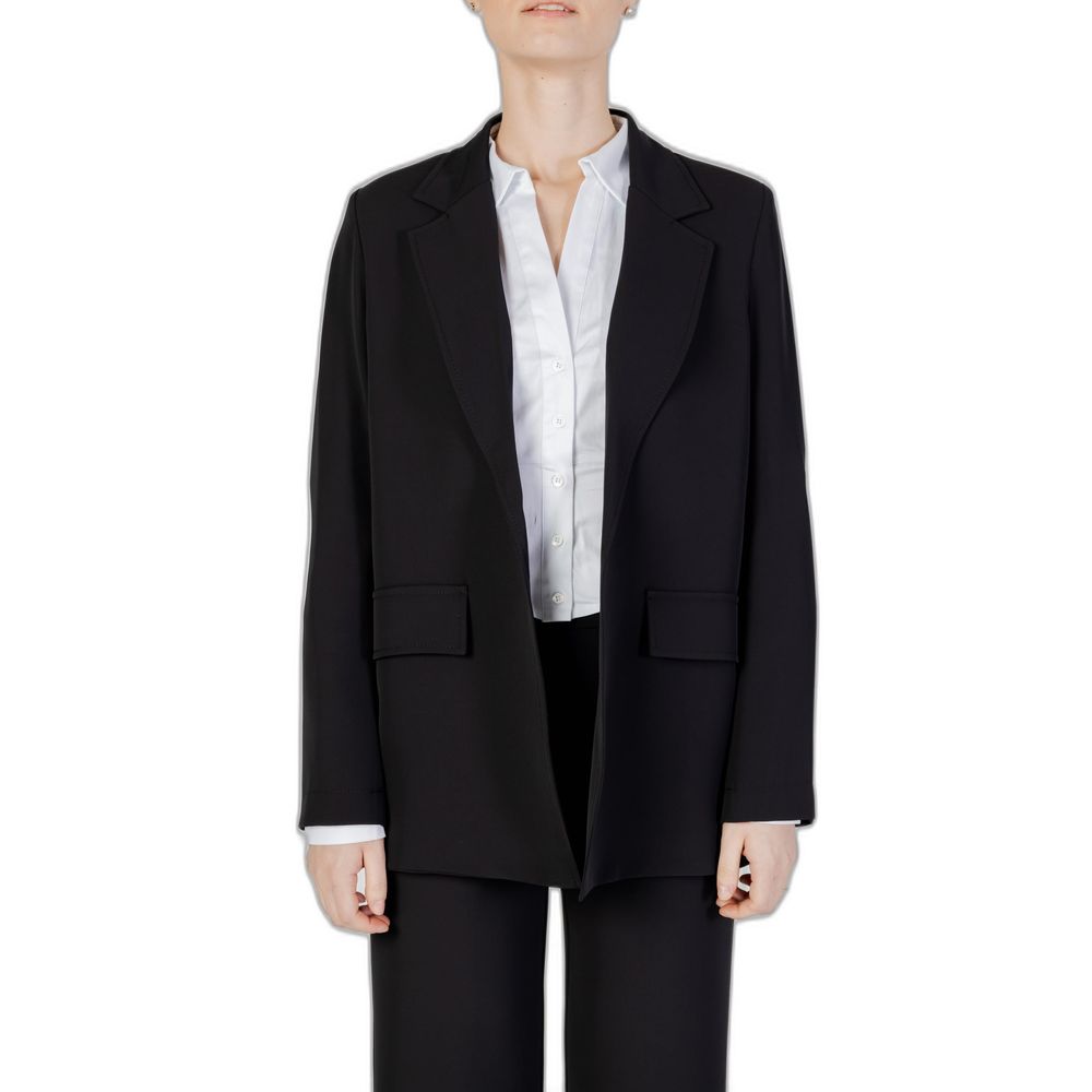 Sandro Ferrone Black Polyester Blazer -   -  Sandro Ferrone.