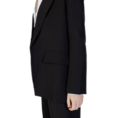 Sandro Ferrone Black Polyester Blazer -   -  Sandro Ferrone.
