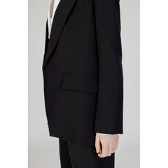 Sandro Ferrone Black Polyester Blazer -   -  Sandro Ferrone.