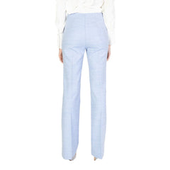 Sandro Ferrone Blue Viscose Pant -   -  Sandro Ferrone.