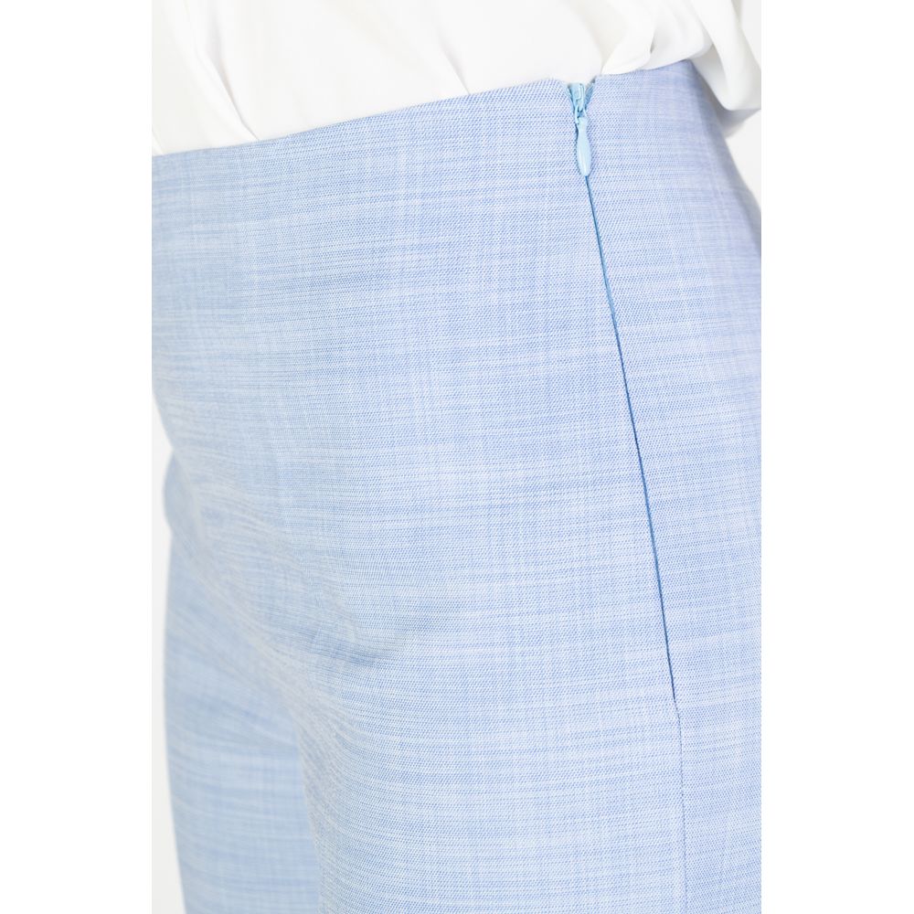 Sandro Ferrone Blue Viscose Pant -   -  Sandro Ferrone.