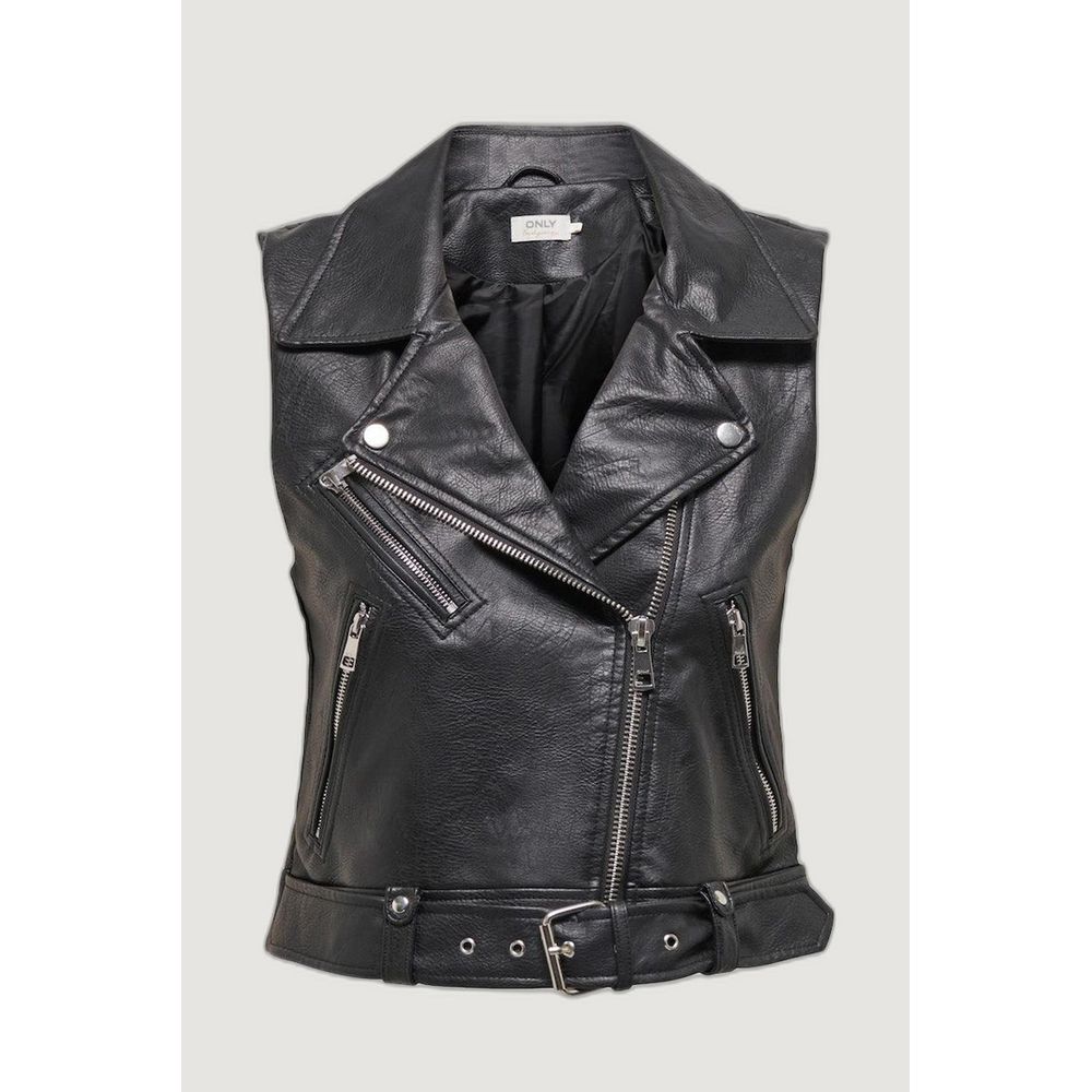 Only Black Polyester Jackets & Coat -   -  Only.