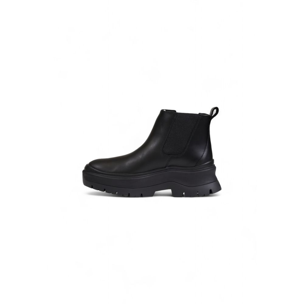 Timberland Black Leather Ankle -   -  Timberland.