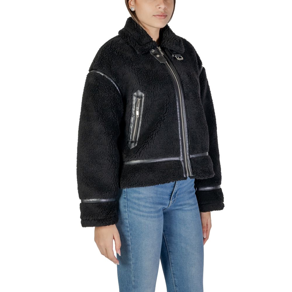 Only Black Polyester Coat -   -  Only.