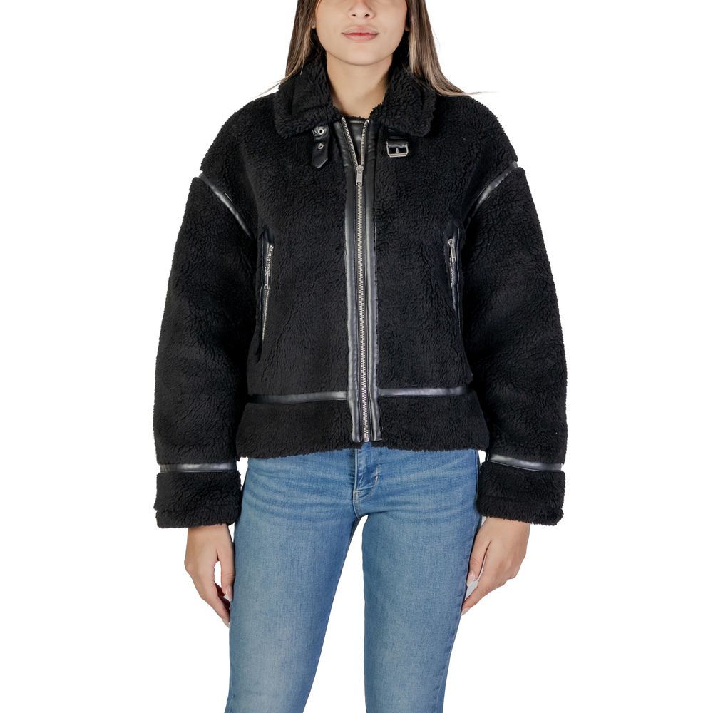 Only Black Polyester Coat -   -  Only.