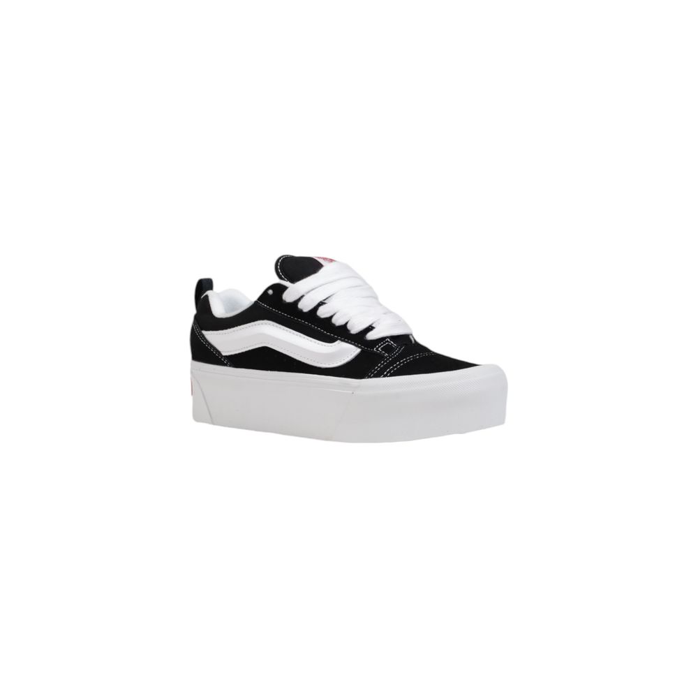 Vans Black And White Suede Leather Sneaker -   -  Vans.