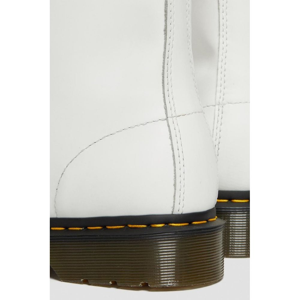 Dr. Martens White Leather Boot -   -  Dr. Martens.