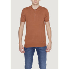 Gianni Lupo Brown Viscose Polo Shirt -   -  Gianni Lupo.