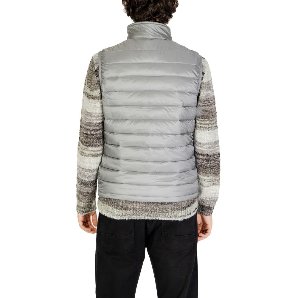 Gianni Lupo Gray Polyamide Sleveless Jacket -   -  Gianni Lupo.